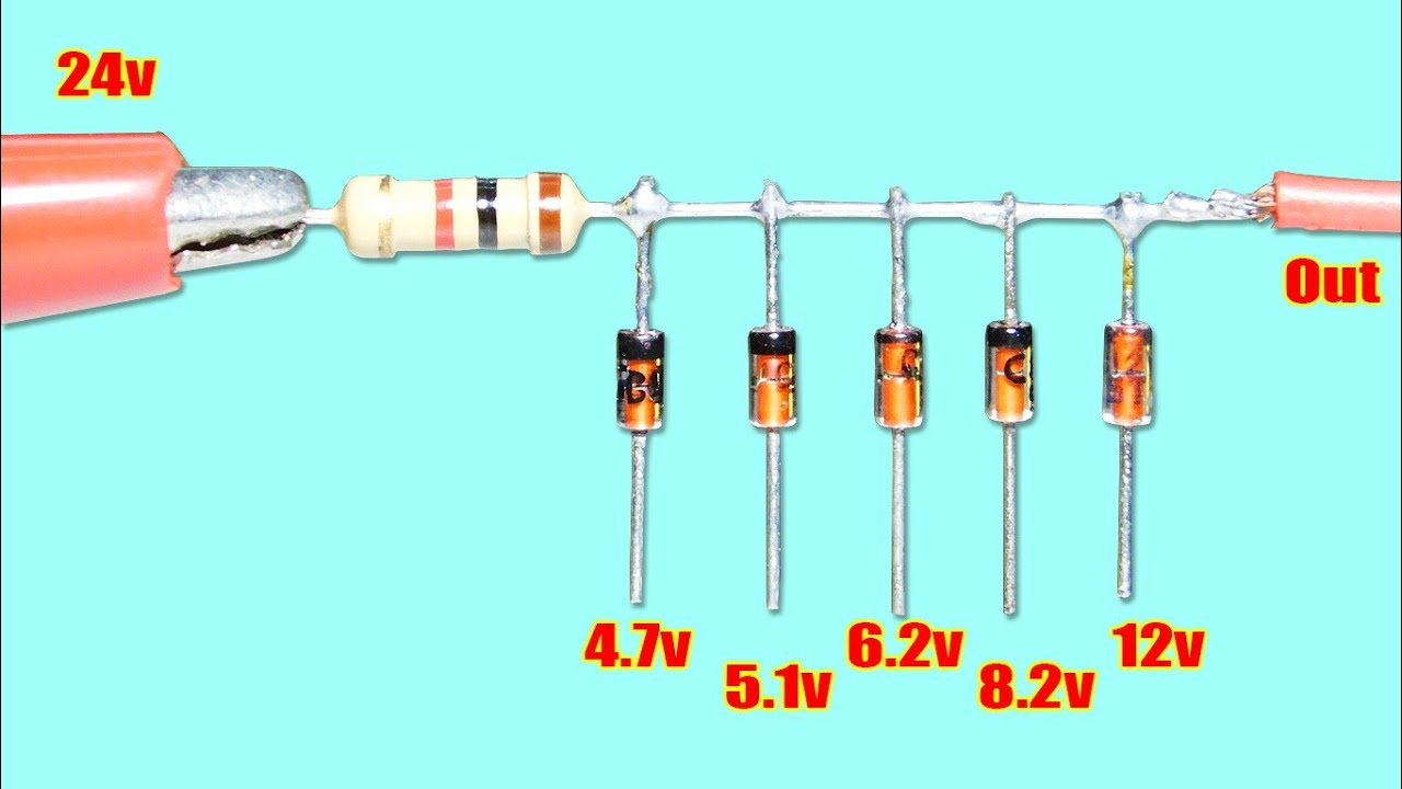 Multi Voltage Regulator Circuit 4.7v, 5v, 6v, 8v, 12