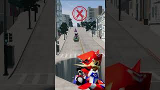 Cartoon heroes fell into the cliff 😨#shorts #beamngdrive #gaming