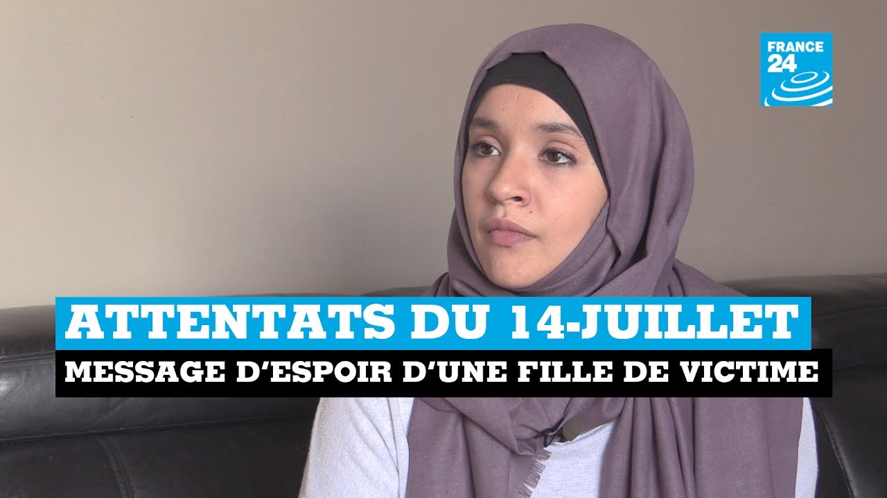 Attentats du 14-juillet : Message d'espoir d'une fille de victime