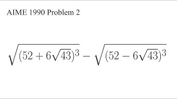 Simplify Surds | NO CALCULATORS | AIME 1990 Problem 2