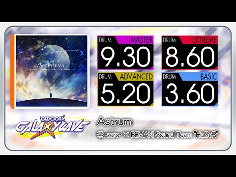 【GITADORA】 Astrum (MASTER ~ BASIC) Drum