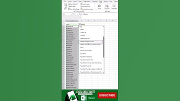 How to Create Density Population Map | #exceltutorial #shorts #trending #viral
