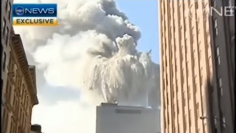 9/11 - Rare WTC1 Collapse – Recorded by Paul Atkinson/Ten News (w/Reporter Michelle Stone)