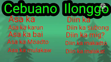 Cebuano Translate Ilonggo.