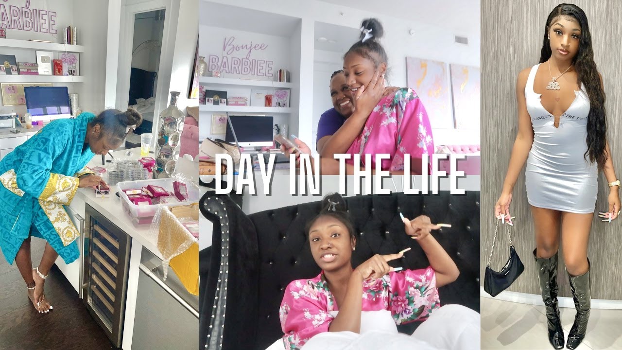 DAY IN THE LIFE: MANAGING 2 BUSINESSES AT ONCE + HOW I PLAN OUT MY DAY + NIGHT OUT | Boujee Barbiee