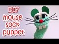 How to make a Mouse Sock Puppet - Ana | DIY Crafts