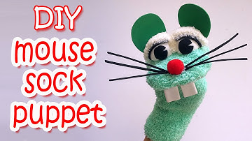 How to make a Mouse Sock Puppet - Ana | DIY Crafts