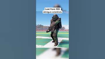 Loot from 100 minigun scientists in Rust
