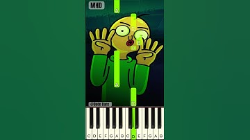 Baldi’s Basics @dude.dans_ - Piano Tutorial