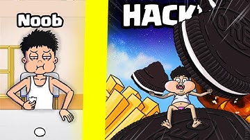 EATING MAX LEVEL SIZE FOOD in Food Fighter Clicker (new update)