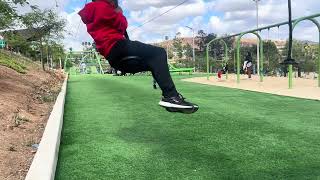 Aquí con los niños en el parque esperanto en Tijuana