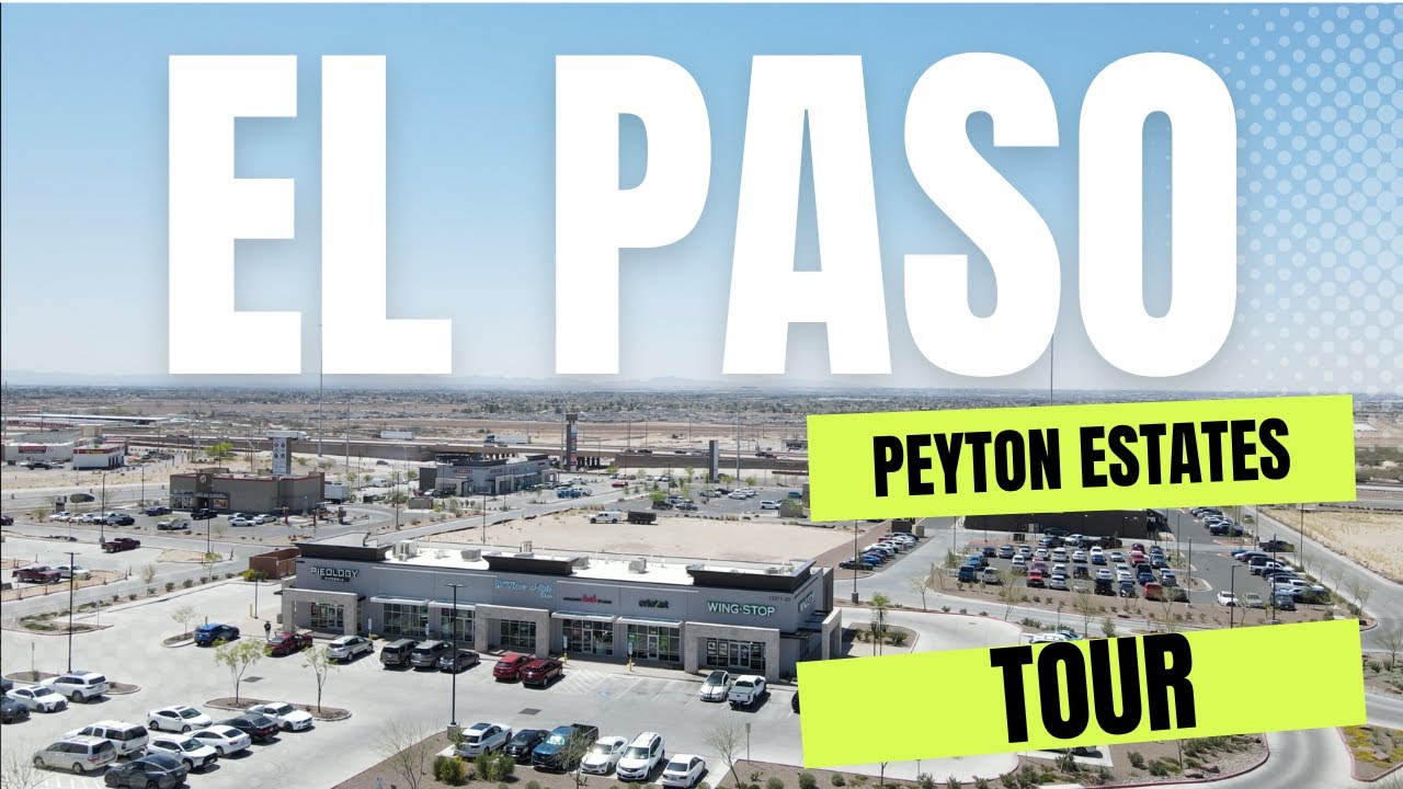 EL PASO TOUR of Peyton Estates in Horizon YouTube