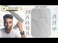 How to draw basic hand  day 26 of  30 days challenge 3tailfox mangaart anime animeart
