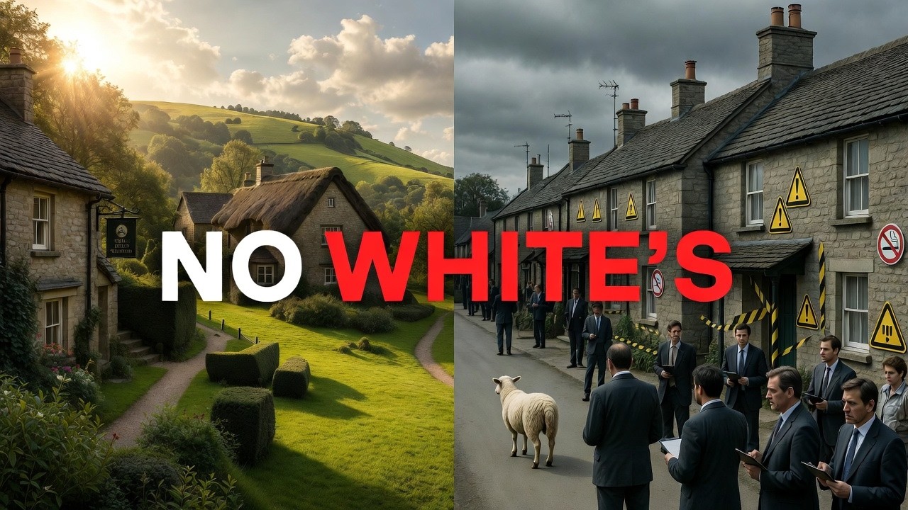 Сельская местность слишком белая 🚨 Война против сельской Британии 🇬🇧