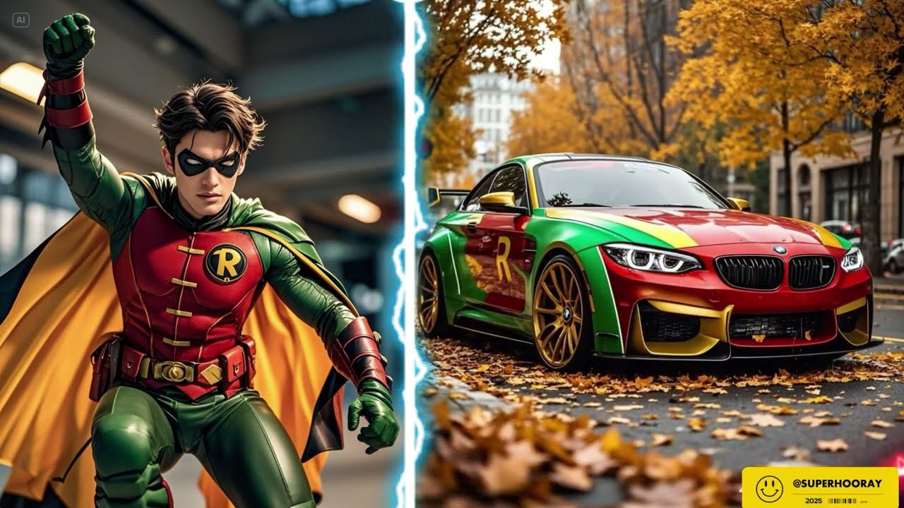 Супергерои, но BMW 💥 Персонажи Marvel и DC ✅️ 