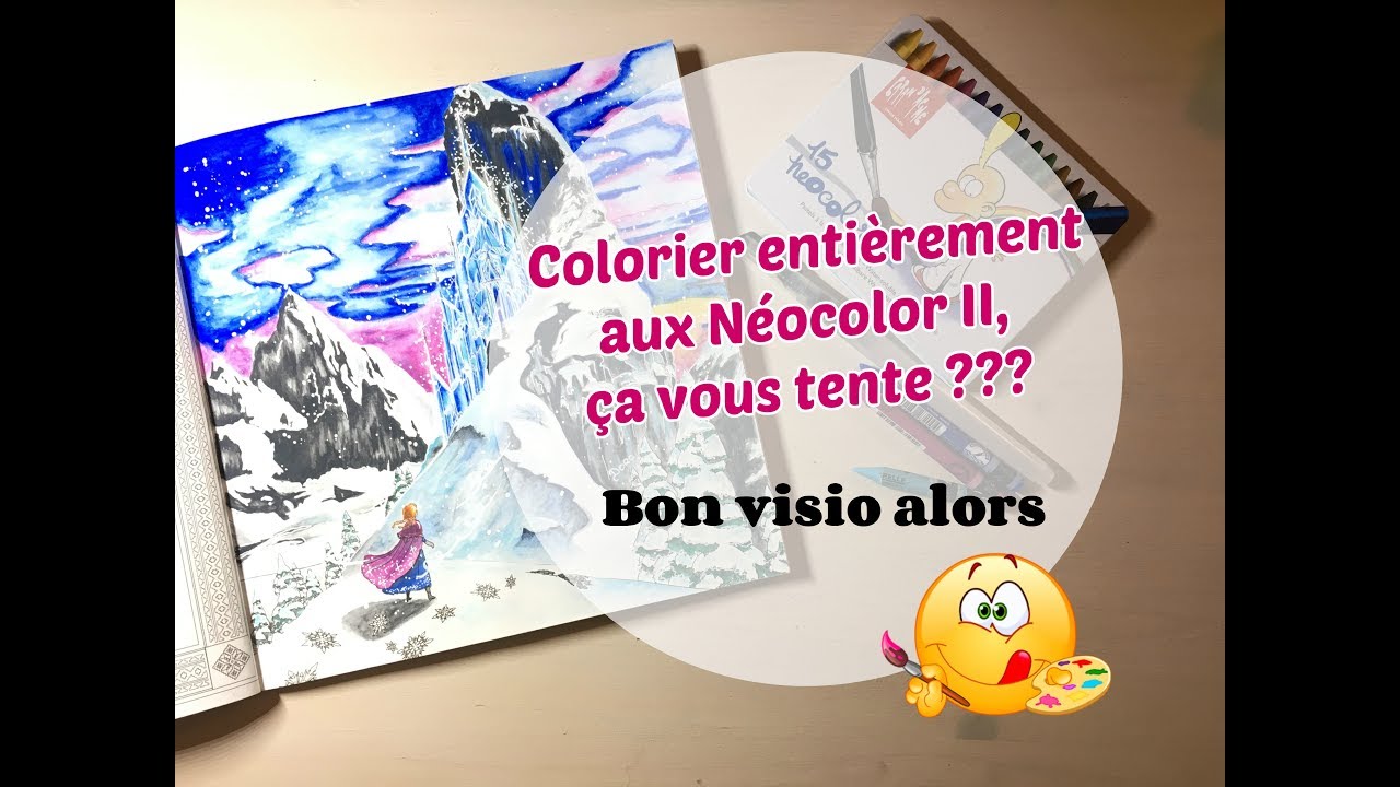 Coloriage entièrement réalisé aux Néocolor II et posca évidemment ;-)