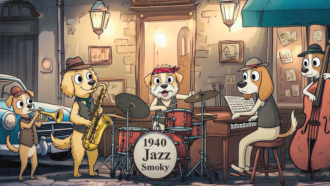 Dog Band Tonigh : 1940's Jazz Bar - Vintage Classics | 1940's Jazz Smoky