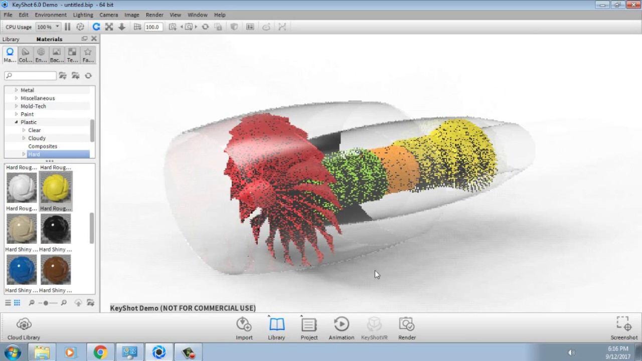 Keyshot Simulation Tutorial Using Simple Model Of High Bypass Turbojet Engine Youtube