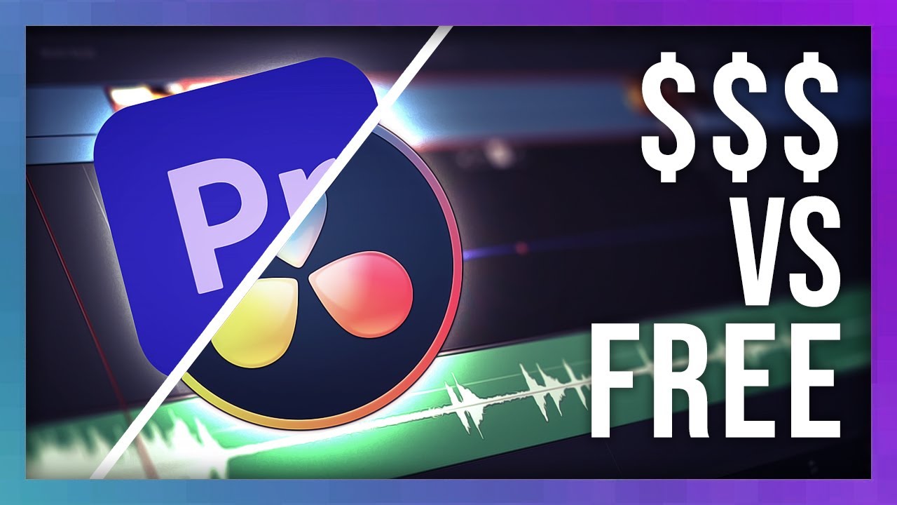 Editing For FREE Premiere Pro Vs DaVinci Resolve YouTube