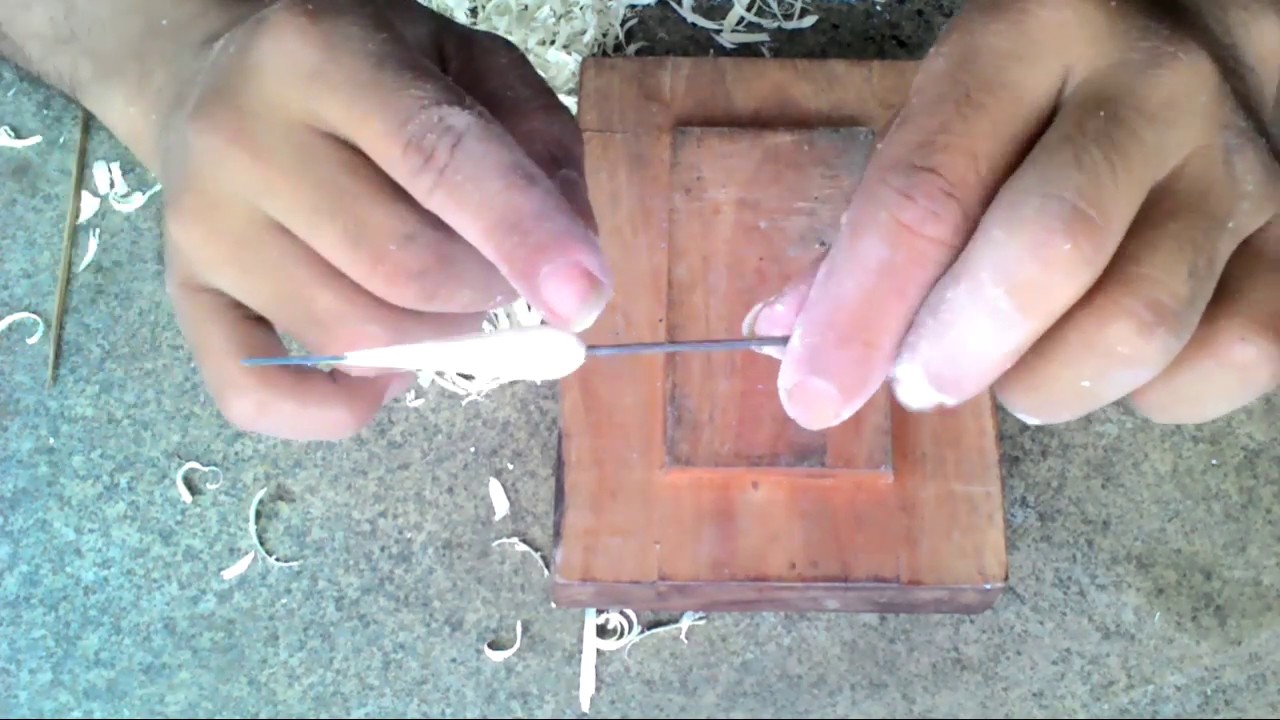  Cara  membuat  pelampung mancing dari kayu  Manual tanpa 