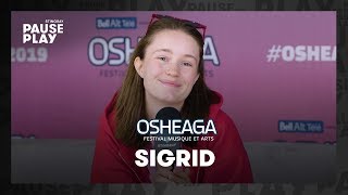 Talking about Neil Young & live experiences with Sigrid! | Osheaga 2019 | Stingray PausePlay