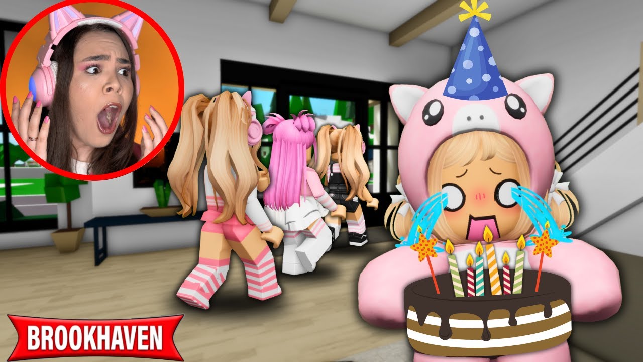 NINGUÉM VEIO À FESTA DE ANIVERSÁRIO DA BABY em BROOKHAVEN