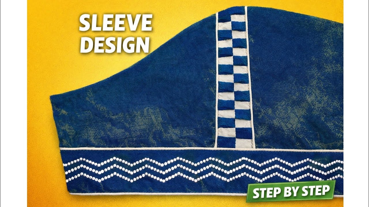 Latest Blouse Hand Design Cutting & Stitching | Easy Sleeve Design Tutorial