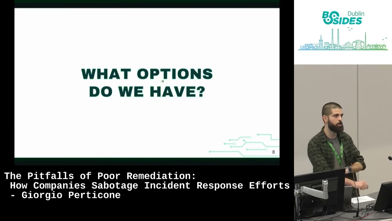 Pitfalls of Poor Remediation: How Companies Sabotage Incident Response Efforts - Giorgio Perticone