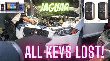 Jaguar XF All Keys Lost! Smart key programming with Autel IM608!