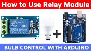 1 Channel Realy Module with Arduino