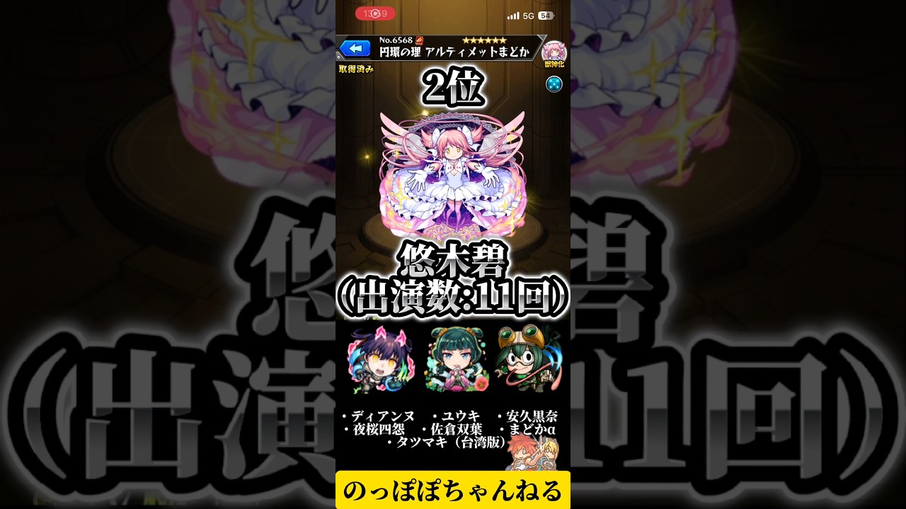 【レジェンド】モンストコラボに出演した回数が多い声優BEST5🔥 #モンスト #ssボイス #コラボ　#声優 #おすすめ