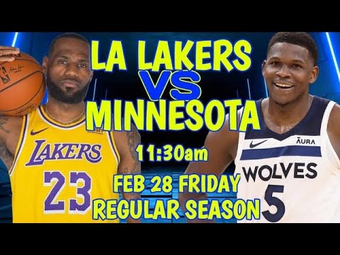 , LA LAKERS vs MINNESOTA I PLAY-BY-PLAY SCOREBOARD AND COMMENTARY , LA LAKERS vs MINNESOTA I PLAY-BY-PLAY SCOREBOARD AND COMMENTARY