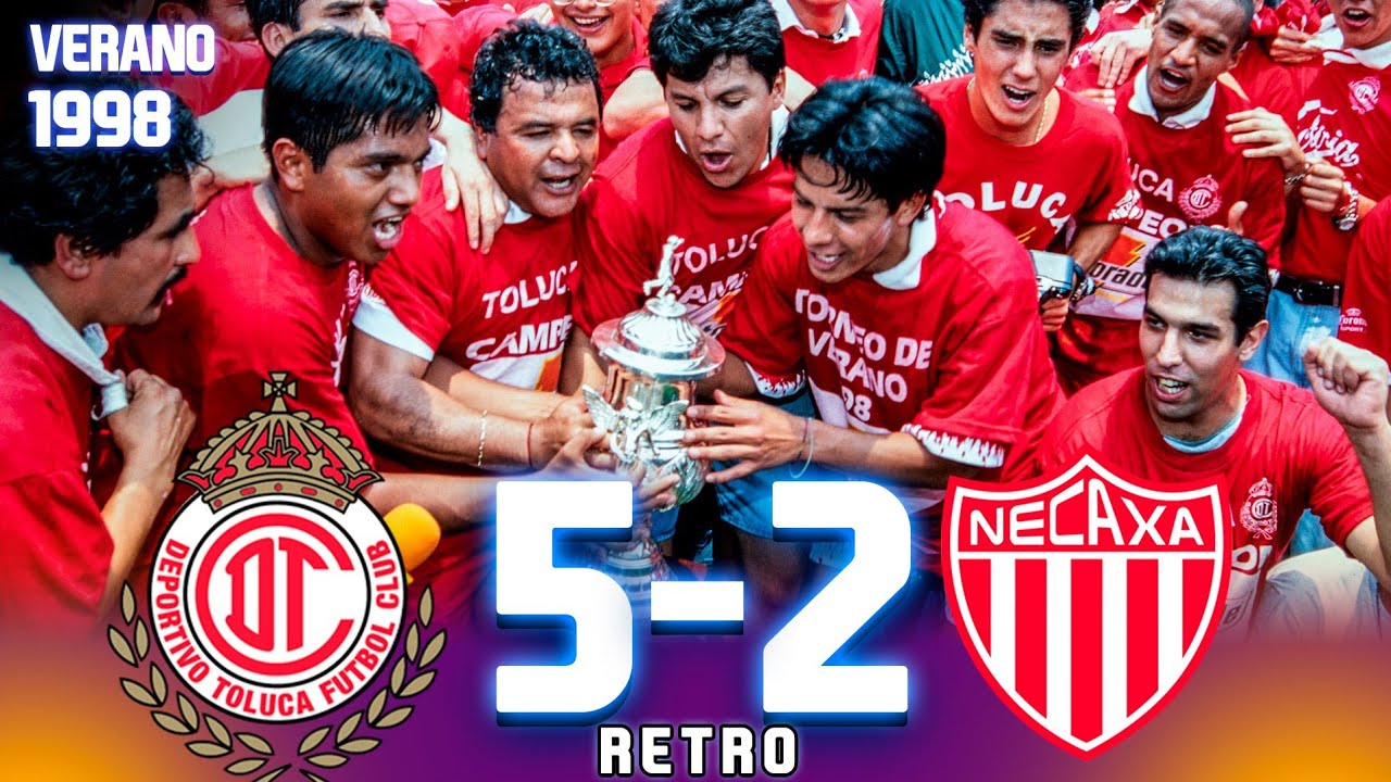El día que Cardozo y Compañía rompieron una sequía de 23 Años 😈Toluca 5-2 Necaxa ⚡ Verano 98