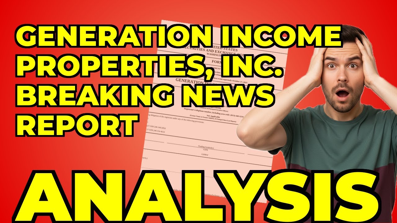 My Insight from Generation Income Properties' Loan Amendment