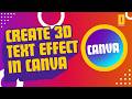 How to Create Stunning 3D Text Effects in Canva with Type Extrude! | Design Success Lab