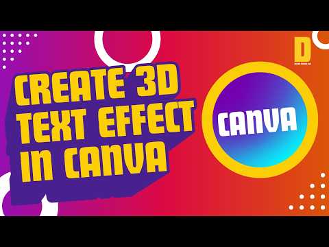 How to Create Stunning 3D Text Effects in Canva with Type Extrude! | Design Success Lab