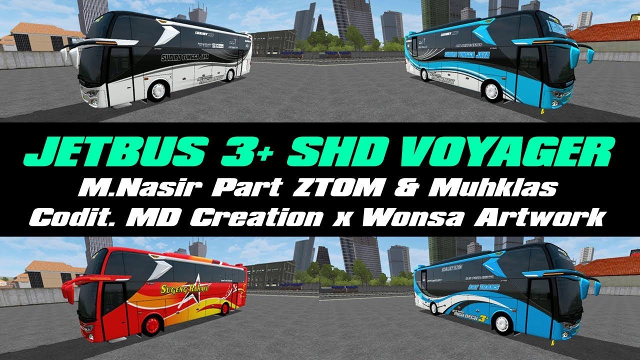Livery Jb3 Shd By Md Creation download livery bussid stj