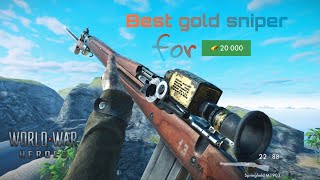 World War Heroes Springfield M1903 Best gold sniper game play🔥