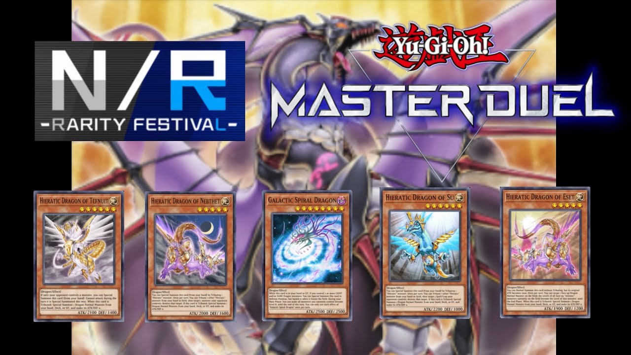 N&R Hieratic Dragons ft. No 92 Turbo | N/R Rarity Festival Yu-Gi-Oh! Master Duel