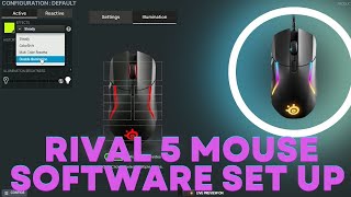 How to setup Steelseries Software FT. Rival 5 Mouse  Gadget Xplore