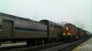 Four trains in less than 10 minutes! Naperville, IL