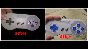Restoring and Upgrading a SNES Controller