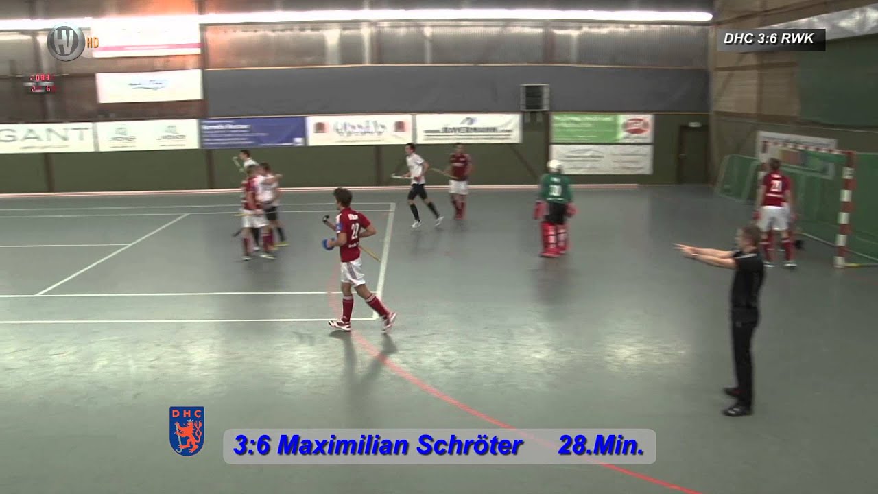 1.Hallehockey-Bundesliga Herren DHC:RWK 5:9 22.12.2012