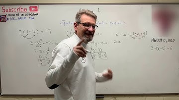 Algebra 1: Lesson 16 - Solving Equations With the Distributive Property