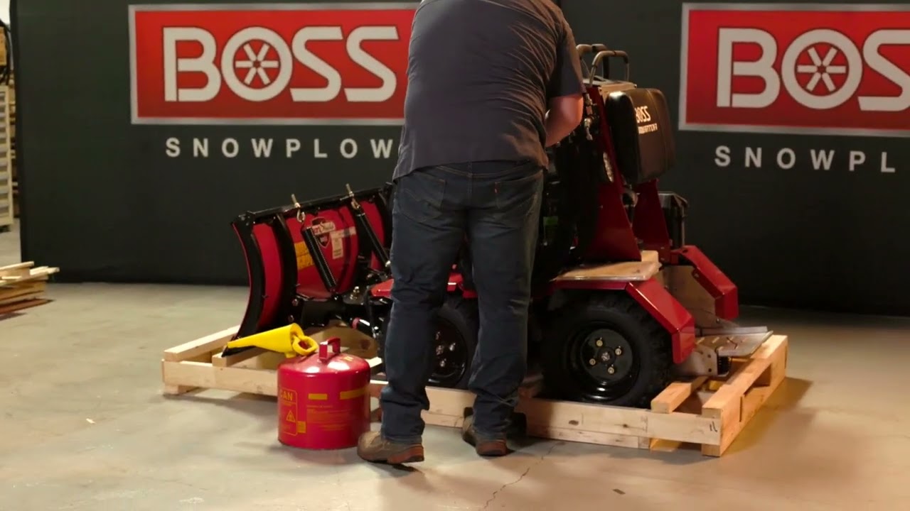 Unboxing New Snowrators for BOSS Dealers BOSS Snowplow YouTube
