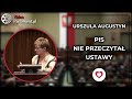 Urszula Augustyn: PiS nie przeczytał ustawy o artystach
