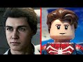 Painting a Spider-Man PS4 LEGO Head (freehand)