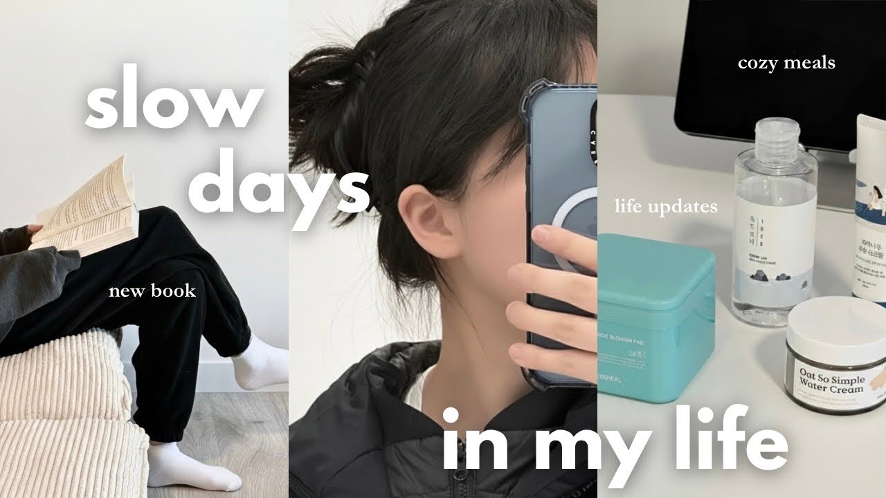 slow days in my life | cozy meals, life updates & new book