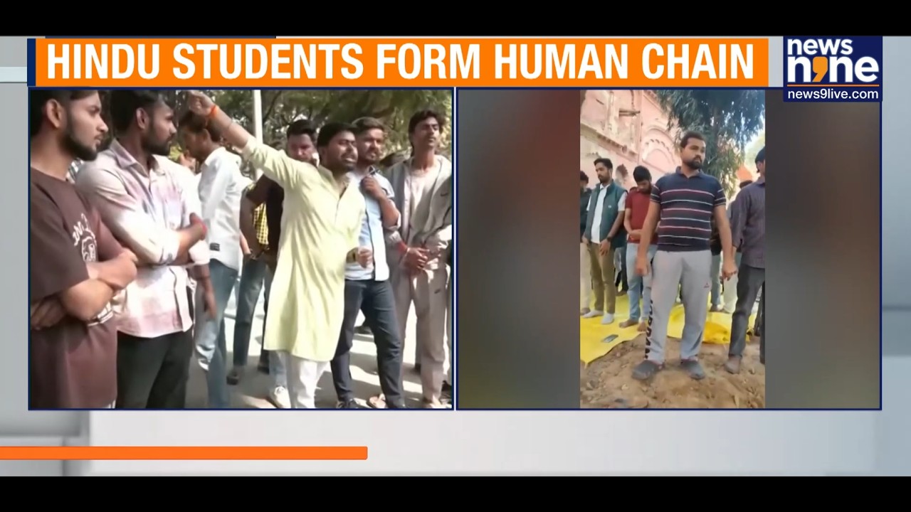 Ramzan Prayers Held Outside Sealed Lal Baradari At Lucknow University