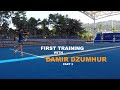 First Training With Damir Dzuhmur (ATP high No. 23) - ATP 250 Zhuhai | Part 2 (TENFITMEN)